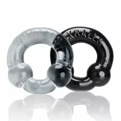 Oxballs Ultraballs 2er-Pack Cockringe Black + Clear