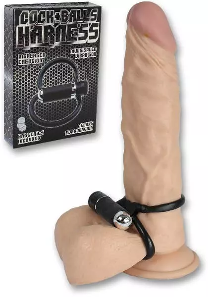 Oxballs Cockring Cock + Balls Harness Black 1 Oxballs Cockring Cock + Balls Harness Black