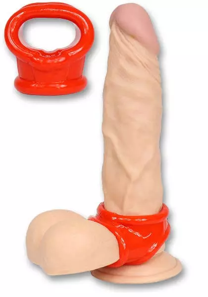 Oxballs Cocksling-2 Cockring Red 1 Oxballs Cocksling-2 Cockring Red
