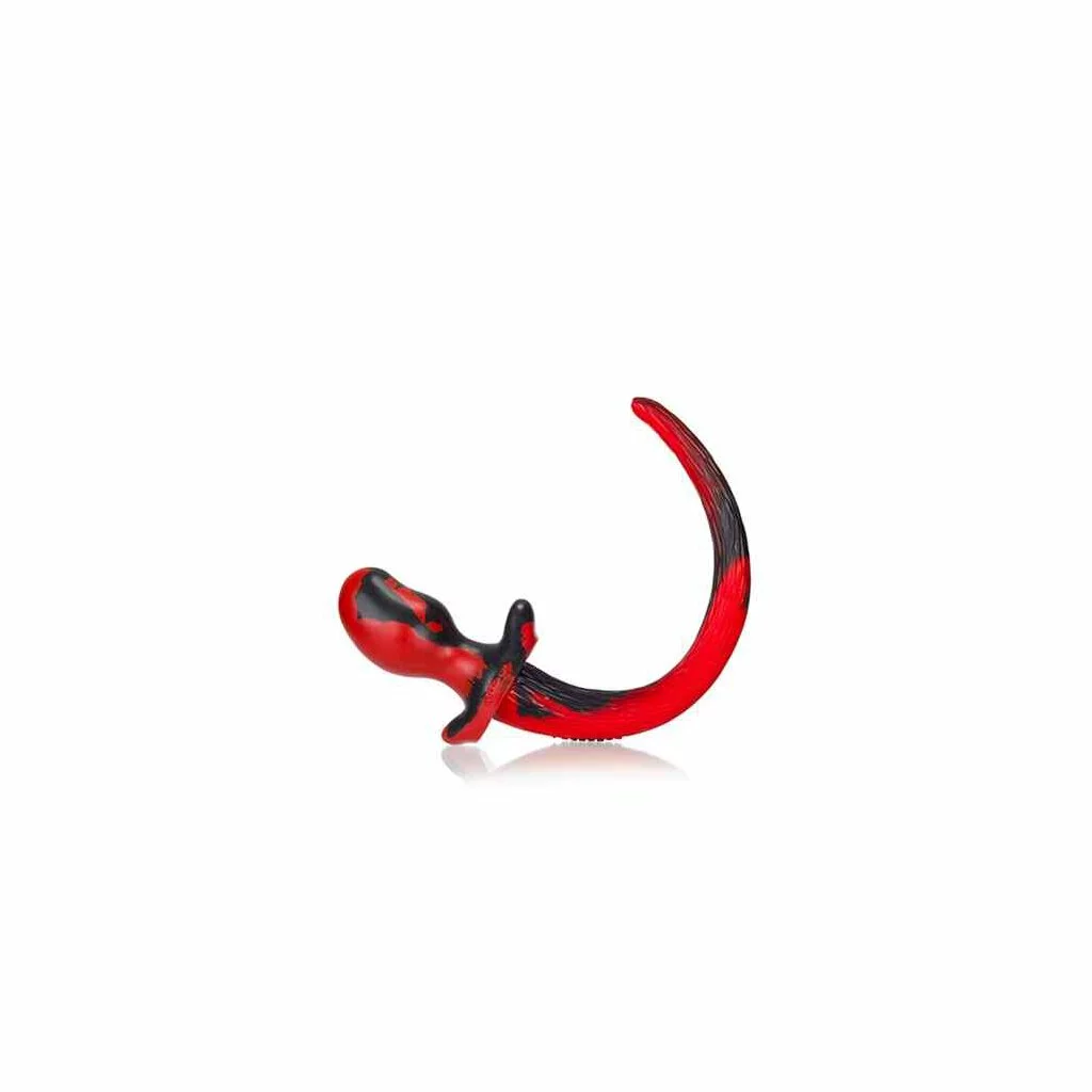 Oxballs - Beagle Puppy Tail Black Red M 5,06 Cm 1 Oxballs - Beagle Puppy Tail Black Red M 5,06 Cm