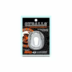 Oxballs - Big-D Shaft Grip Cockring Clear -Anal Verkäufe 2023 oxballs big d shaft grip cockring clear4