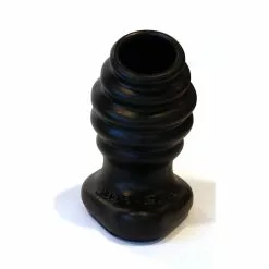 Oxballs - Butt-Hole Rippled Fuckplug Black Large