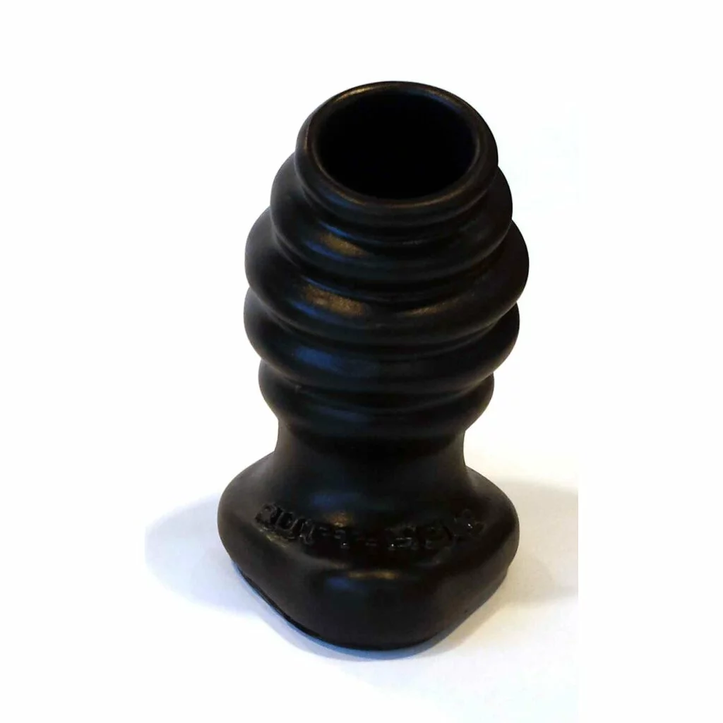 Oxballs - Butt-Hole Rippled Fuckplug Black Large 1 Oxballs - Butt-Hole Rippled Fuckplug Black Large