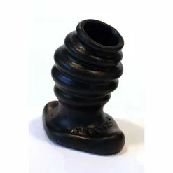 Oxballs - Butt-Hole Rippled Fuckplug Black Small