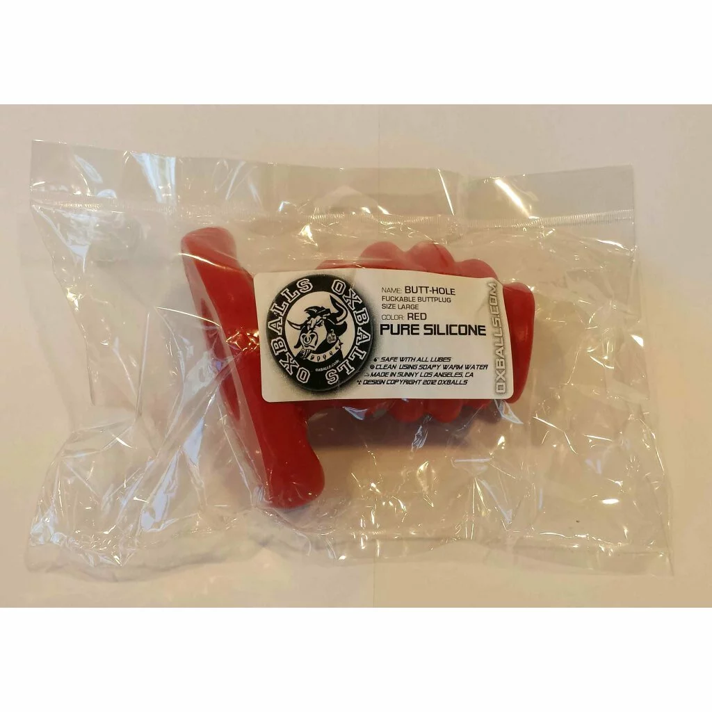 Oxballs Butt-Hole Rippled Fuckplug Red Large 3 Oxballs Butt-Hole Rippled Fuckplug Red Large – Bild 3