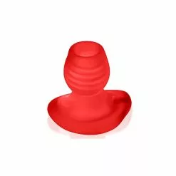 Oxballs - Glowhole-1 Hollow Buttplug With Led Insert Red Morph Small
