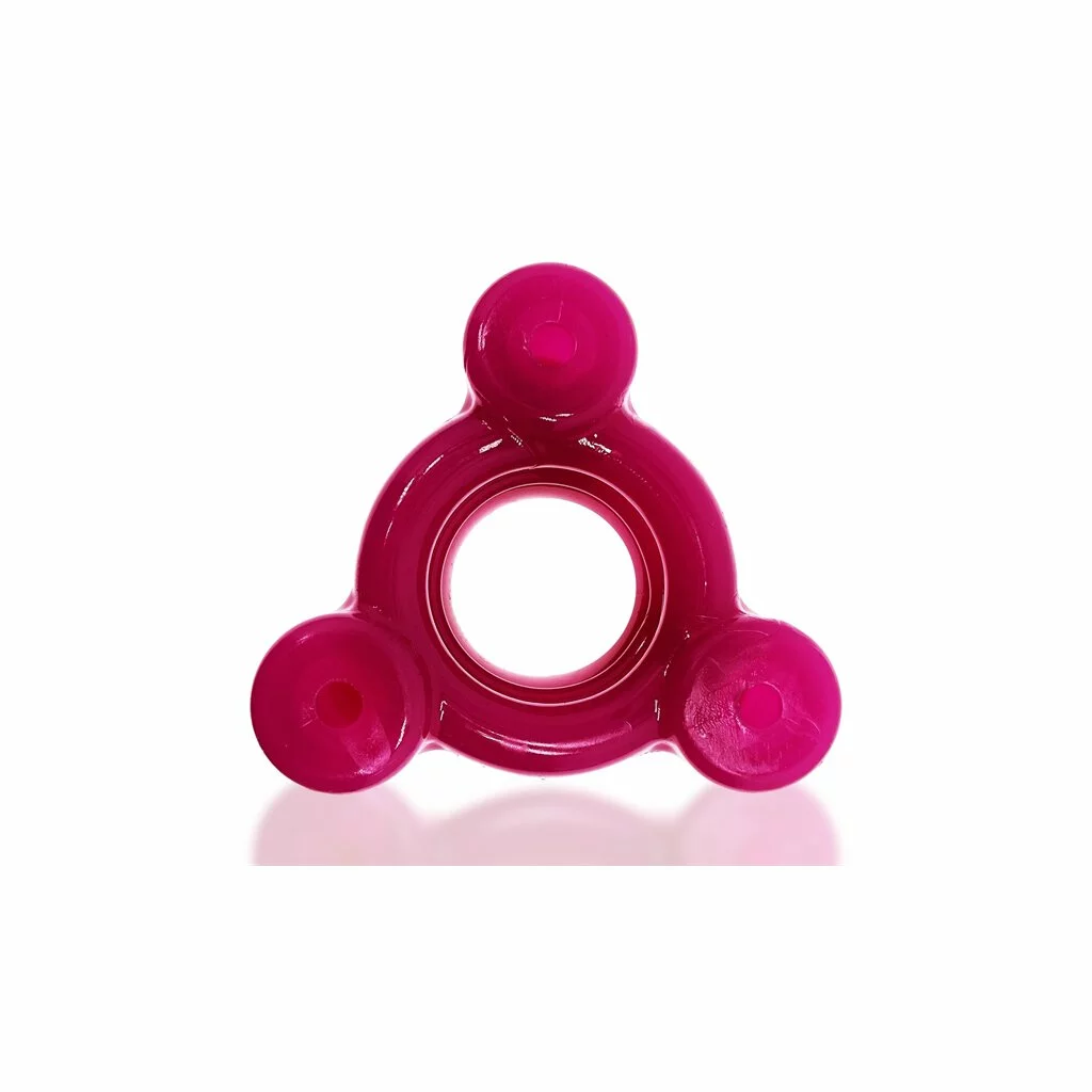 Oxballs HEAVY SQUEEZE Weighted Ballstretcher - Hot Pink 1 Oxballs HEAVY SQUEEZE Weighted Ballstretcher - Hot Pink