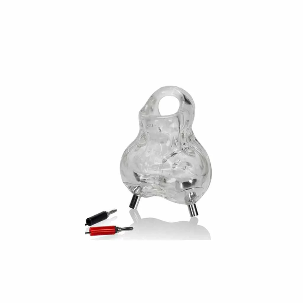 Oxballs Nutter Electro Ball Sling Clear 1 Oxballs Nutter Electro Ball Sling Clear