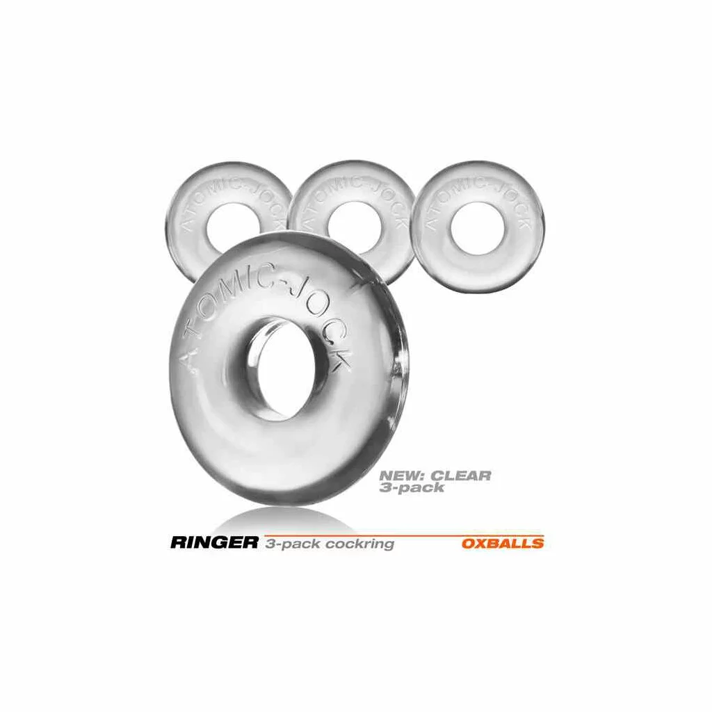 Oxballs Ringer Cockring Clear 3 Pack 3 Oxballs Ringer Cockring Clear 3 Pack – Bild 3