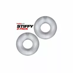 Oxballs STIFFY 2-pack Bulge Cockrings - Clear Ice