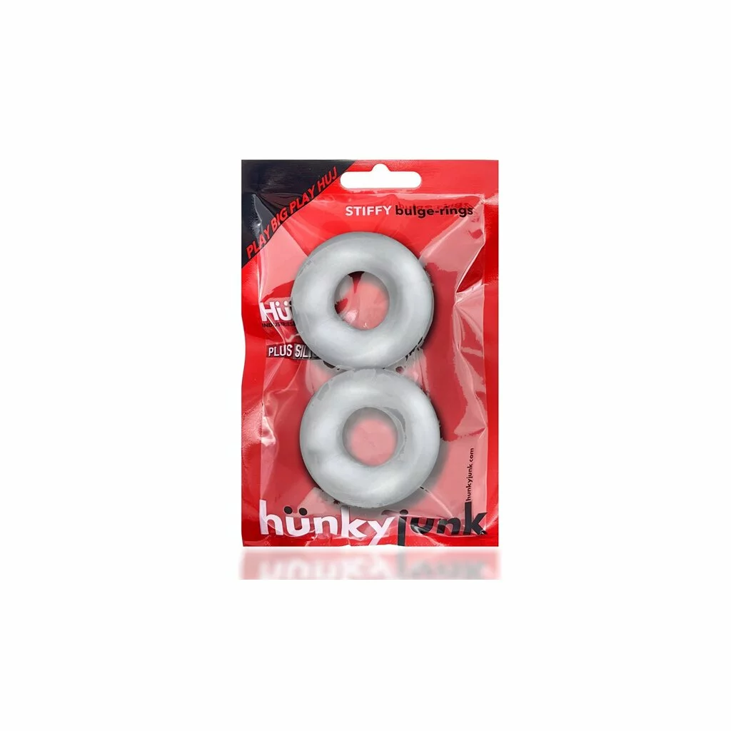 Oxballs STIFFY 2-pack Bulge Cockrings - Clear Ice 2 Oxballs STIFFY 2-pack Bulge Cockrings - Clear Ice – Bild 2