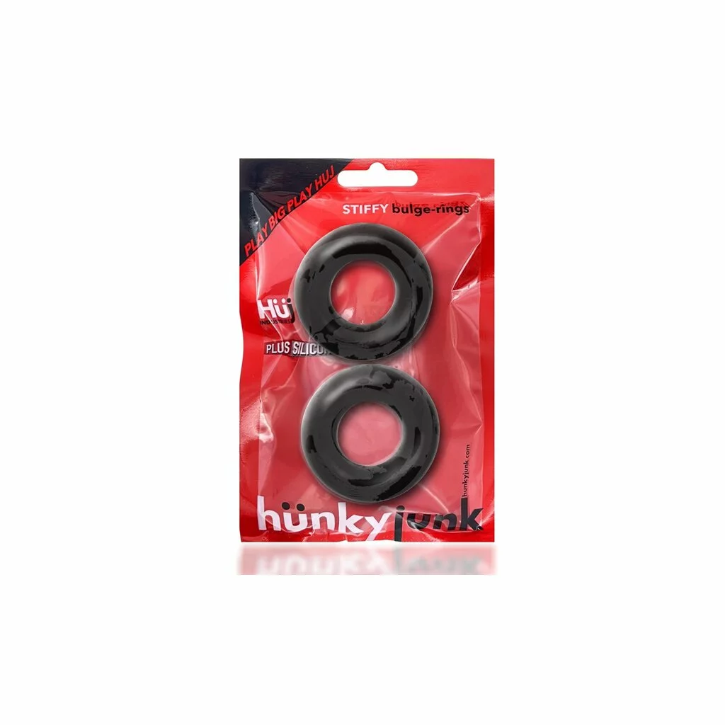 Oxballs STIFFY 2-pack Bulge Cockrings - Tar Ice 2 Oxballs STIFFY 2-pack Bulge Cockrings - Tar Ice – Bild 2