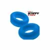 Oxballs STIFFY 2-pack Bulge Cockrings - Teal Ice