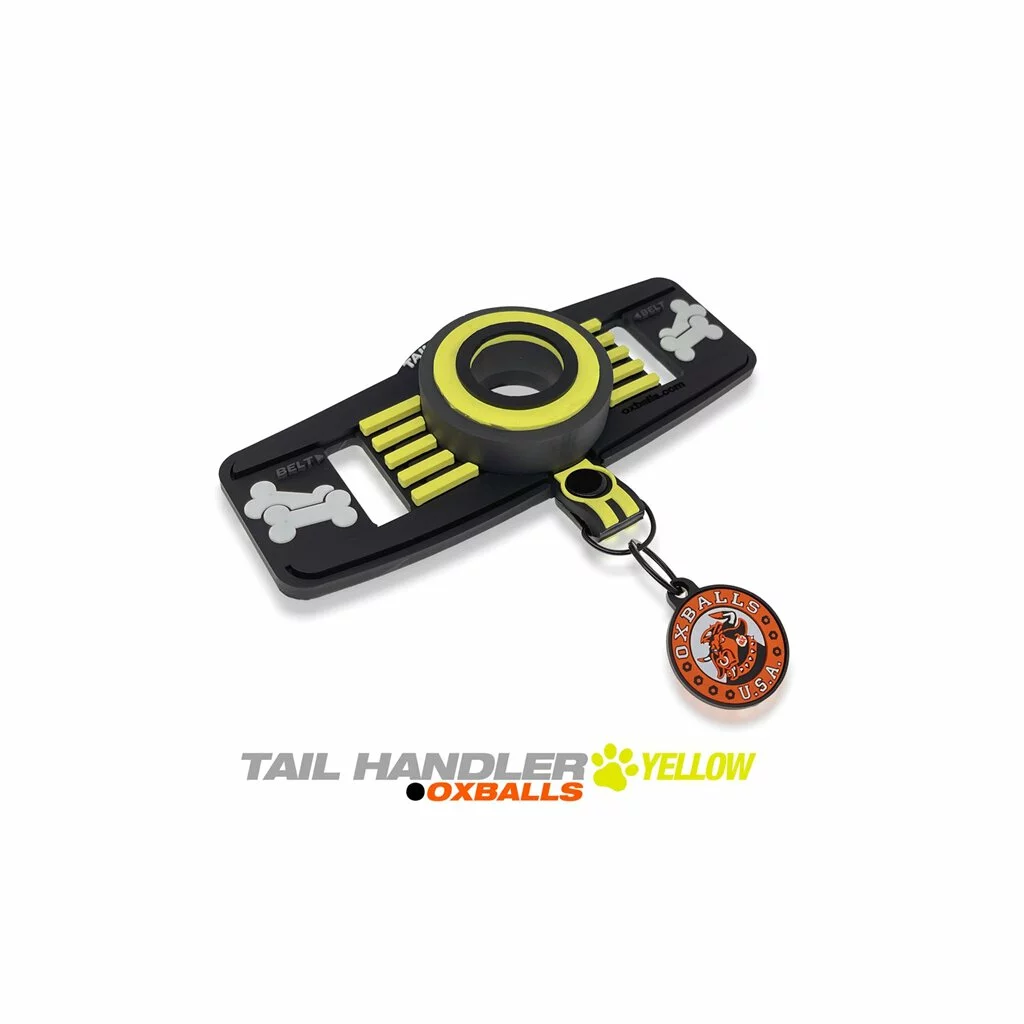 Oxballs TAIL HANDLER Belt-Strap Show Tail - Yellow 2 Oxballs TAIL HANDLER Belt-Strap Show Tail - Yellow – Bild 2