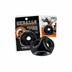 Oxballs - Tri-Sport XL Thicker 3-Ring Sling Black -Anal Verkäufe 2023 oxballs tri sport xl thicker 3 ring sling black3