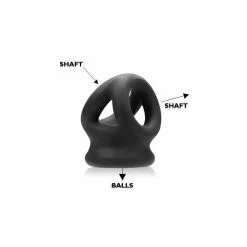 Oxballs Tri-Squeeze Cocksling &amp; Ballstretcher Black Ice -Anal Verkäufe 2023 oxballs tri squeeze cocksling ballstretcher black ice4