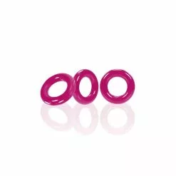 Oxballs Willy Rings 3-pack Cockrings Hot Pink