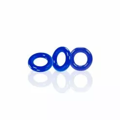 Oxballs Willy Rings 3-pack Cockrings Police Blue