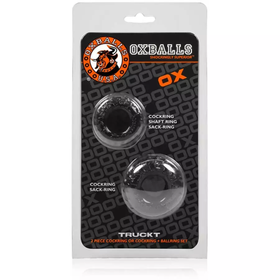 Oxballs Truckt Cockring Set Black 2 Oxballs Truckt Cockring Set Black – Bild 2