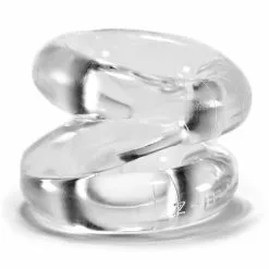 Oxballs Z-Balls Ballstretcher And Cockring Clear -Anal Verkäufe 2023 z balls ballstretcher oxballs clear 2 x750