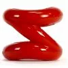 Oxballs Z-Balls Ballstretcher And Cockring Red