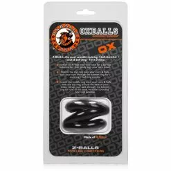 Oxballs Z-Balls Ballstretcher And Cockring Black -Anal Verkäufe 2023 z balls pkg oxballs black x750