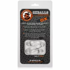 Oxballs Z-Balls Ballstretcher And Cockring Clear -Anal Verkäufe 2023 z balls pkg oxballs clear x750